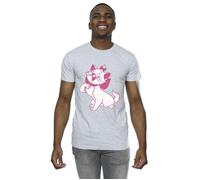 Disney Men's The Aristocats Marie T-Shirt in Grey | Size: 3XL Disney Grey 3XL