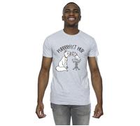 Disney Men's The Aristocats Purrfect Pair T-Shirt in Grey | Size: 2XL Disney Grey 2XL