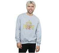 Disney Men's The Descendants Fairest Gold Sweatshirt in Grey | Size: Small Disney Grey S
