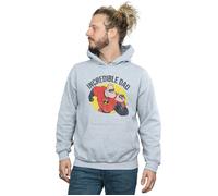 Disney Men's The Incredibles Bob Parr Incredible Dad Hoodie in Grey | Size: Medium Disney Grey M