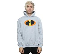 Disney Men's The Incredibles Costume Logo Hoodie in Grey | Size: Medium Disney Grey M