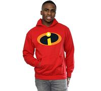 (M, Red) Disney Mens The Incredibles Costume Logo Hoodie