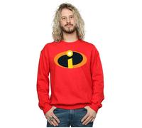 Disney Men's The Incredibles Costume Logo Sweatshirt Red Small