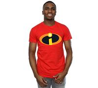 Disney Men's The Incredibles Costume Logo T-Shirt Red Large