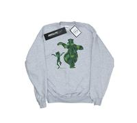(M, Sports Grey) Disney Mens The Jungle Book Mowgli And Baloo Dance Sweatshirt