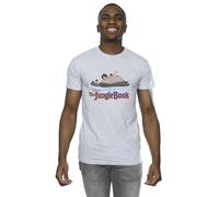 Disney Men's The Jungle Book Rock T-Shirt Sport Grey Medium
