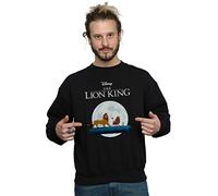 (4XL, Black) Disney Mens The Lion King Hakuna Matata Walk Sweatshirt