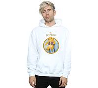 Disney Men's The Lion King Show Simba Hoodie White XX-Large