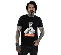 Disney Men's The Muppets Beaker Terrified T-Shirt Black Small