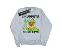 Disney Mens The Muppets Kermit Since 1978 Sweatshirt - Heather Grey - Heather Grey - S