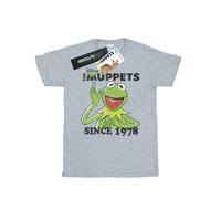 Disney Mens The Muppets Kermit Since 1978 T-Shirt - Heather Grey - Heather Grey - 3XL