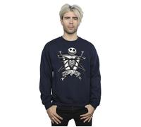 Disney Men's The Nightmare Before Christmas Misfits Love Sweatshirt in Navy | Size: Medium Disney Navy M