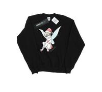 (XXL, Black) Disney Mens Tinkerbell Christmas Fairy Sweatshirt