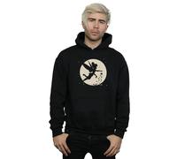 Disney Men's Tinkerbell Moon Cropped Hoodie in Black | Size: 3XL Disney Black 3XL
