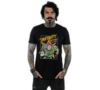 Disney Men's Toy Story 4 Buzz to Infinity T-Shirt Black Large