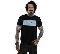 Disney Men's Toy Story 4 Duke Caboom Pixar Studios Logo T-Shirt Black Medium