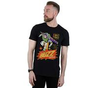 Disney Men's Toy Story 4 The Original Buzz Lightyear T-Shirt Black XXX-Large