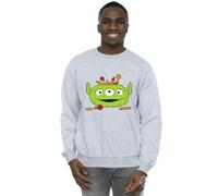 Disney Men's Toy Story Alien Halloween Pumpkin Basket Sweatshirt Sport Grey Small