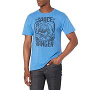 Disney Men's Toy Story Buzz Lightyear Space Ranger Graphic T-Shirt, Royal Heather, XXXL