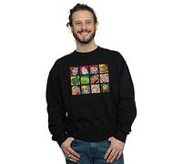 (4XL, Black) Disney Mens Toy Story Character Squares Sweatshirt