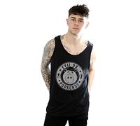 Disney Men's Toy Story Evil Dr Pork Chop Logo Vest X-Large Black