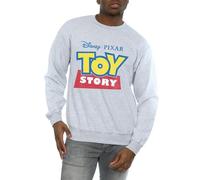 Disney Men's Toy Story Logo Sweatshirt Medium Heather Grey