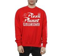 Disney Men's Toy Story Pizza Planet Logo Sweatshirt Medium Red