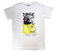 Disney Men's Trouble Maker T-Shirt in White | Size: XL Disney White XL