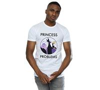 Disney Men's Villains Princess Headaches T-Shirt White X-Large
