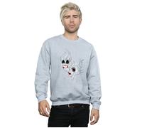 Disney Men's Villains Wicked Sweatshirt in Grey | Size: 3XL Disney Grey 3XL
