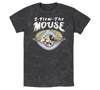 Disney Men's Vintage Badge T-Shirt, Black, Large