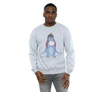 Disney Men's Winnie The Pooh Classic Eeyore Sweatshirt Sport Grey X-Large
