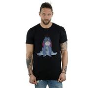 Disney Men's Winnie The Pooh Classic Eeyore T-Shirt Black Large
