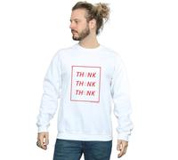 Disney Men's Winnie The Pooh Silly Old Bear Sweatshirt in White | Size: 3XL Disney White 3XL