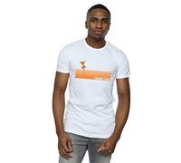 Disney Men's Winnie The Pooh Tigger 1968 T-Shirt White Small