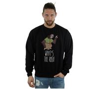 Disney Men's Zootropolis What´s The Rush Sweatshirt in Black | Size: Small Disney Black S