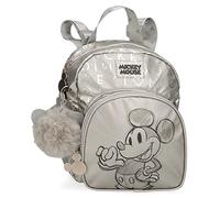 Disney Mickey 100 Gray Walking Backpack 19x23x8 cm Polyester 3,5L