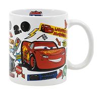 Disney Mickey Adventure Travel Kitchen Mug 325 ml for Coffee, Beverage, Chocolate, Cars Stickers - Coffee Mug Cafeine