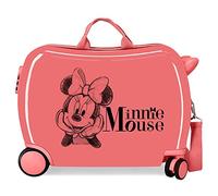 Disney Mickey All Smile Multicolor Cabin Suitcase 38x55x20 cm Rigid ABS Side Combination Lock 35L 2 kg 4 Double Wheels Hand Luggage
