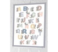 Disney Mickey and Friends A-Z Framed Print