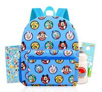 Disney Mickey and Friends Backpack for Boys Bundle | 14” Mickey Mouse Mini Backpack with Water Bottle, Stickers, More Mini Backpack Set for Kids, Toddlers