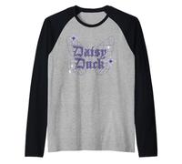 Disney Mickey And Friends Daisy Duck Butterfly Shaped Globe Raglan Baseball Tee
