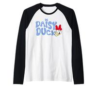 Disney Mickey And Friends Daisy Duck Classic Vintage Art Raglan Baseball Tee