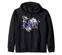 Disney Mickey And Friends Daisy Duck Flowers & Butterflies Zip Hoodie
