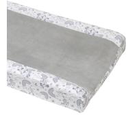 Disney Mickey and Friends Grey and White Pluto, Goofy, and Rainbows Super Soft Changing Pad Cover