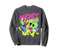 Disney Mickey And Friends Group Shot Funky Portrait Sweatshirt