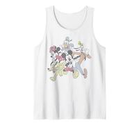 Disney Mickey And Friends Group Shot Running Portrait Tank Top