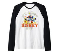 Disney Mickey And Friends My First Disney Trip Classic Toons Raglan Baseball Tee