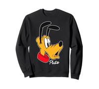 Disney Mickey And Friends Pluto Big Face Signature Sweatshirt