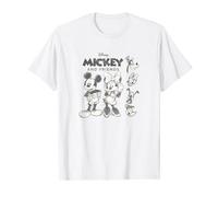 Disney Mickey And Friends Sketches Logo T-Shirt